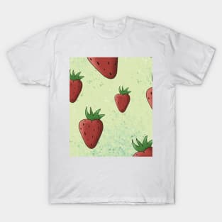 Strawberry Repeated Design T-Shirt